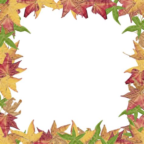 fall flowers border clipart|free autumn leaves border clip art.